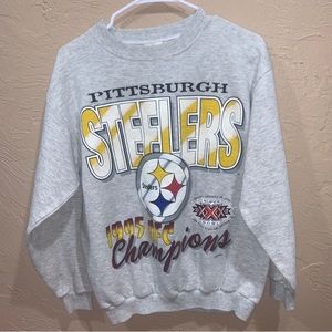 Vintage 1995 Steelers AFC Champions Crewneck